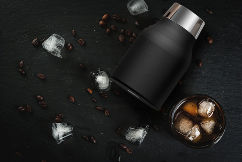 Кофеварка портативная Asobu Cold Brew (1 литр), черная