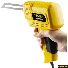 STAYER Thermo cut, 150 Вт, в наборе: 2 ножа, быстрый рез пенопласта + пластика, прибор для терморезки (45255-H2)