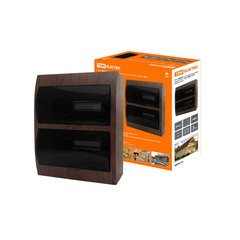 Щиток распределительный навесной Tdm Electric ЩРВ-П 24 Эко, 24 модуля, IP41, пластиковый, бук