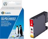 Совместимый струйный картридж G&G GG-PGI-2400XLY (PGI-2400XL / PGI-2400XLY) для Canon Maxify iB4040, iB4140, МВ5040, MB5140, МВ5340, MB5440, 20.4 мл, желтый