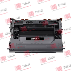 Тонер-картридж БУЛАТ s-Line W1470Y (147Y) для HP LJ M611 (Чёрный, 42000 стр., OPC Fuji), совместимый, ref