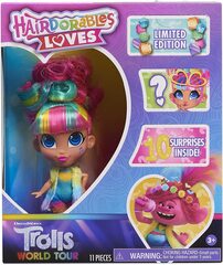 Кукла Hairdorables Тролли Loves Trolls World Tour коллекционная