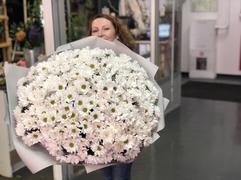 Букет "Большое ромашковое облако"