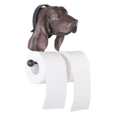 Полка "Жюль" (двойная с держателем для туалетной бумаги) (75020 Орех(Д)-АБр-Антик Бронз(АБр))