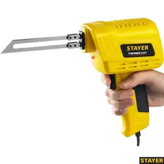 STAYER Thermo cut, 150 Вт, в наборе: 2 ножа, быстрый рез пенопласта + пластика, прибор для терморезки (45255-H2)