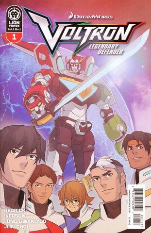 Voltron Legendary Defender Vol 2 #1 (Cover A)