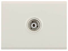 СВЕТОЗАР Эффект, с заземлением, без вставки и рамки, 16 А/~250 В, одинарная розетка (SV-54415-B)