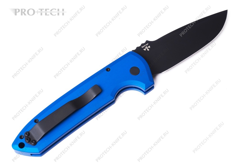 Нож Pro-Tech Rockeye LGPVK.1BLUE DLC 3V Exclusive - фотография 