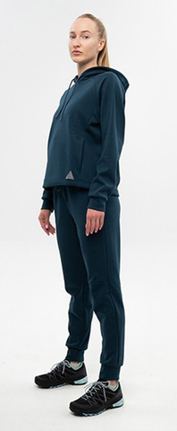Костюм спортивный Nordski Rest Dark Jeans W с капюшоном женский