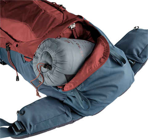 Картинка рюкзак туристический Deuter Aircontact Lite 40+10 redwood-arctic - 3