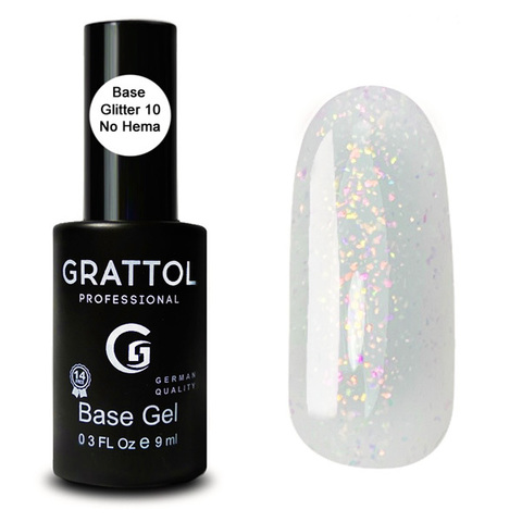 База камуфлирующая GRATTOL Glitter 10 9мл