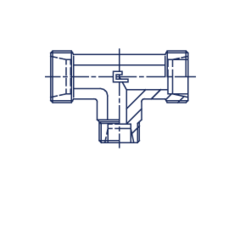 Соединение PRT DS16 08 16 (корпус) CAST