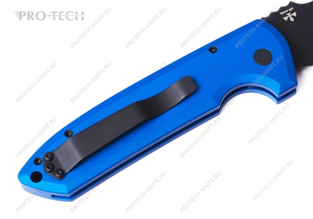 Нож Pro-Tech Rockeye LGPVK.1BLUE DLC 3V Exclusive - фотография 