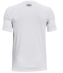Детская теннисная футболка Under Armour Tech Big Logo SS - white