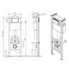 Cersanit 68306 Комплект CITY SMART CO DPL EO slim инсталляция LINK PRO кнопка TWINS пластик хром глянцевый