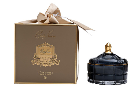 Свеча ароматическая 185г Cote Noire Eau de vie в стеклянной вазе в подарочной коробке
