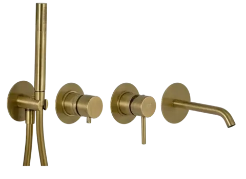 REMER X96S03ROXXVO Смеситель для ванны готовый комплект скрытого монтажа (душевой набор и скрытая часть в комплекте) x style