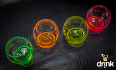 Набор цветных стаканов для воды Crystalex Crazy, 390 мл, 4 шт, фото 2