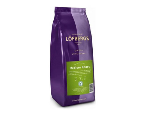 купить кофе в зернах Lofbergs Medium Roast, 1 кг