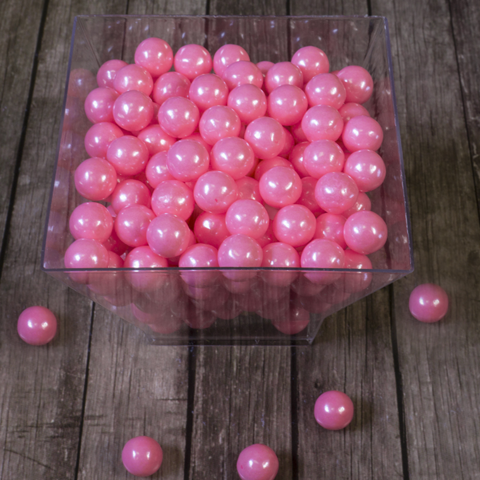 Сахарные шарики Розовые перламутровые 10 мм New, 50 гр