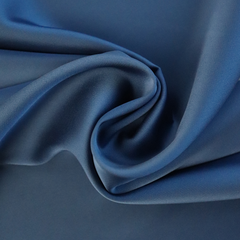 Атлас Армани стрейч, 90 гр/м2, 145 см, синий
