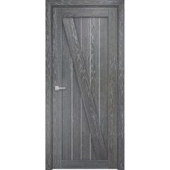 Купить Межкомнатная дверь шпон Лофт 3 дуб седой глухая