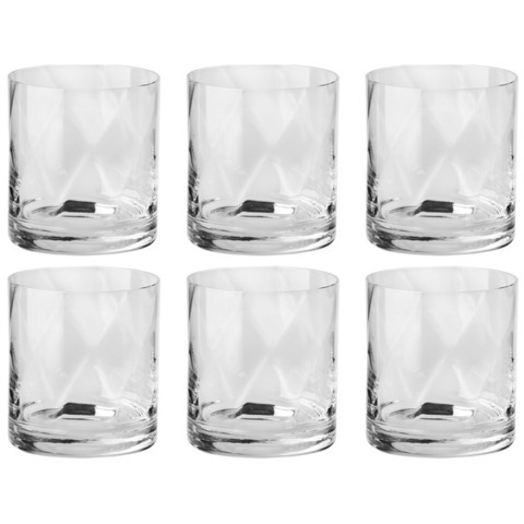 Набор стаканов для виски 6шт 320мл Krosno Романтика
