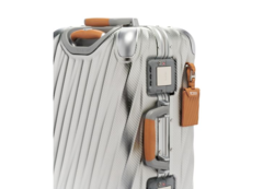 Чемодан Aluminum ручная кладь Tumi/Texture Silver