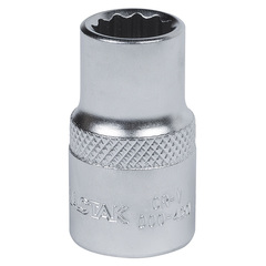 МАСТАК (000-42009) Головка торцевая стандартная двенадцатигранная 1/2", 9 мм