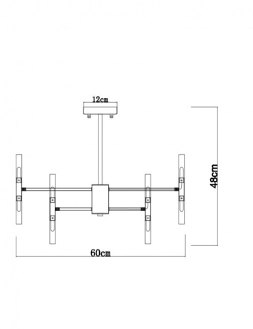 Потолочная люстра Arte Lamp RAMONA A7410PL-24CC