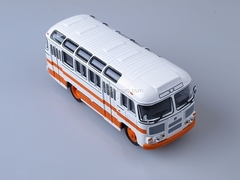 PAZ-672M white-orange Soviet Bus (SOVA) 1:43