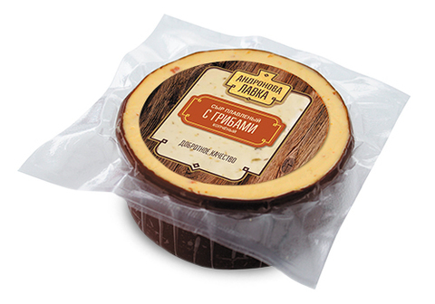 Сыр плавленый "Копченый" с грибами, 300г