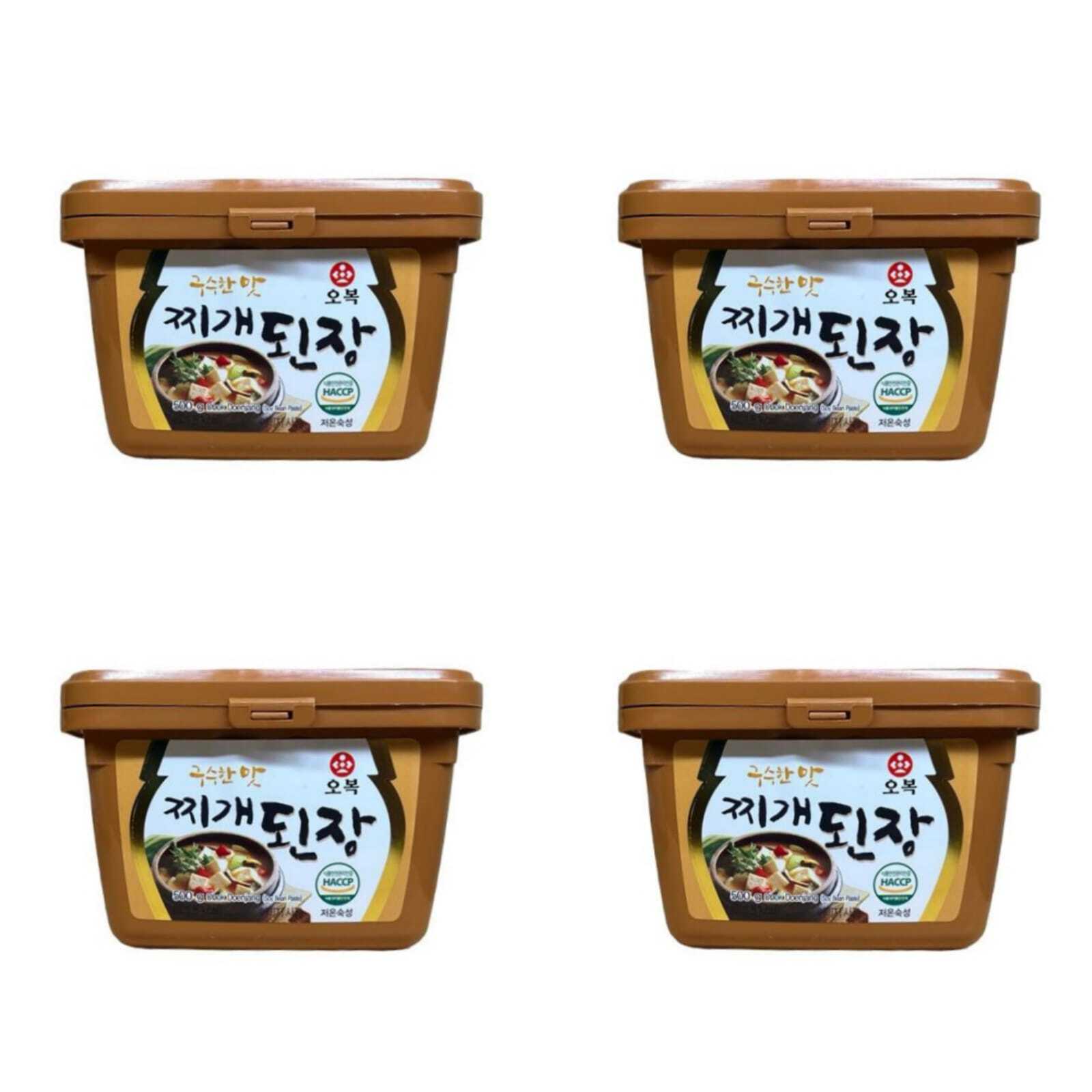 Соевая паста Obok Soybean Paste Денджянг 500 г, 4 шт