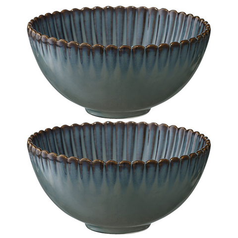 Набор салатников 2шт 750мл Tkano Kitchen Spirit темно-серый