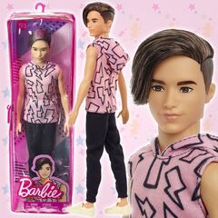 Кукла Кен Barbie Fashionistas, толстовка с капюшоном