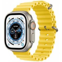 Часы Apple Watch 8Ultra GPS + Cellular, 49mm Titanium Case with Yellow ocean Band