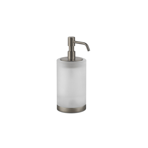 Gessi 38839#149 Gessi Emporio Accessories Дозатор для жидкого мыла настольный, сатинированное стекло, фурнитура Finox Brushed Nickell