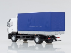 MAZ-5340 flatbed white-blue 1:43 AutoHistory