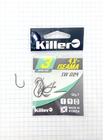Крючок KILLER 4-x-ISEAMA № 3 продажа от 10 шт.