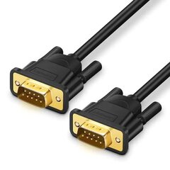 Кабель UGREEN DB101 (20147) DB9 RS-232 Male To Female Adapter Cable 3м черный