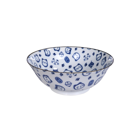 Чаша 18.2см Tokyo Design Kawaii blue/white 16125