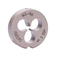 Плашка М 3,0х0,5 DINEN22568 HSSE-VA 6g 20х5мм (Стружколом) Bucovice(CzTool) 300030