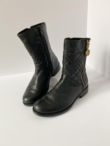 Кожаные сапоги Monnalisa, 28