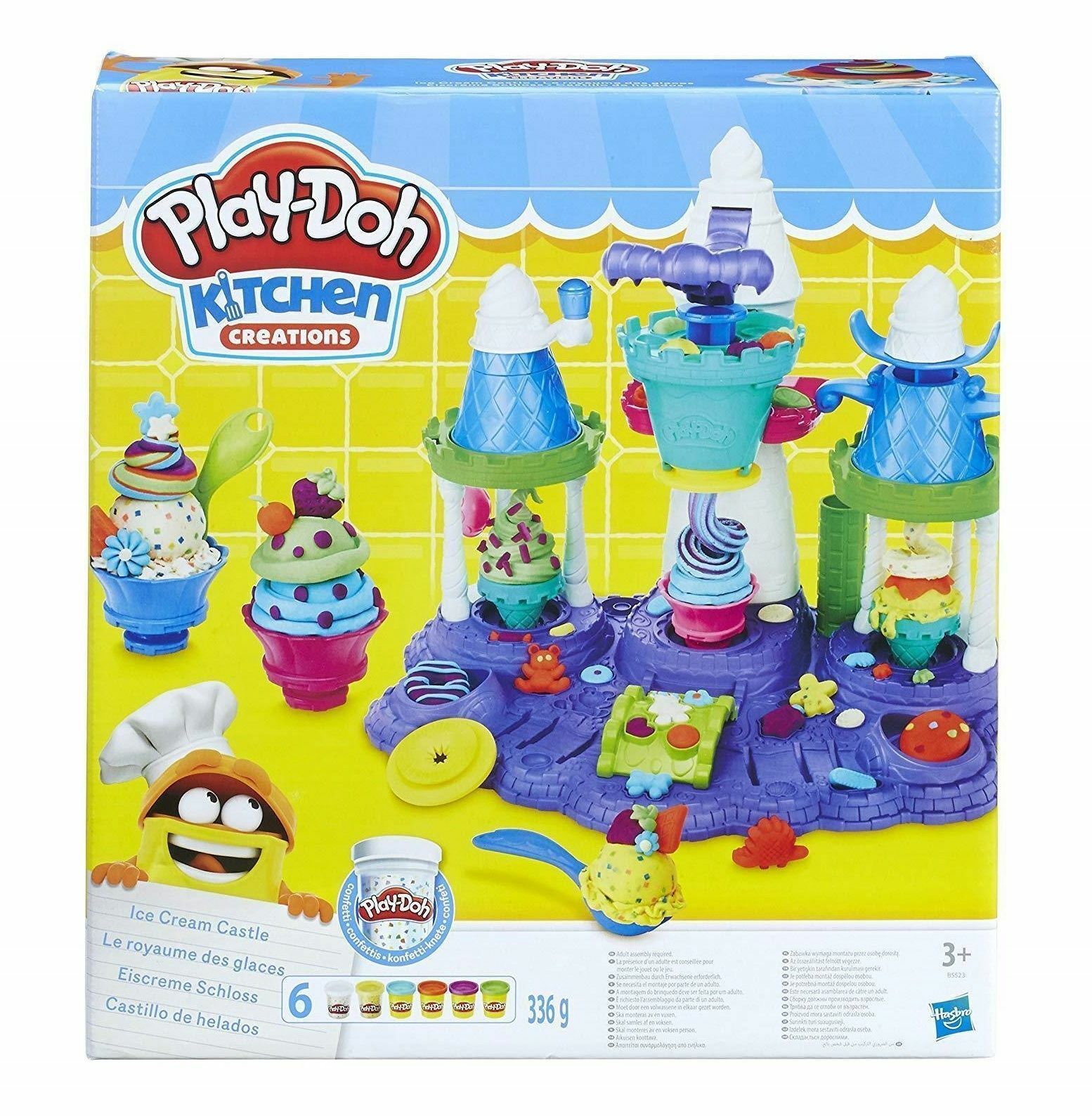 Игровой набор для лепки Play-Doh Kitchen Creations - Замок мороженого- Плей  До B5523 купить в Москве | Доставка по России.