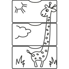 Кровать детская СКВ-5 Жираф, опуск.бок.,маятник,4 ящика. (орех-бежевый)