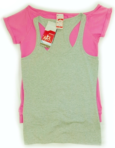 Комплект женская футболка с кенгуру с майкой CHAMPION 106971 (2792)