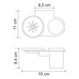 Kammel K-8326 Держатель стакана и мыльницы