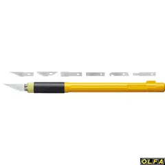 OLFA с профильными лезвиями 6 мм, 4 шт, перовой нож (OL-AK-4)