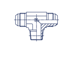 Штуцер FTC JIC 3/4" NPT3/8" CAST