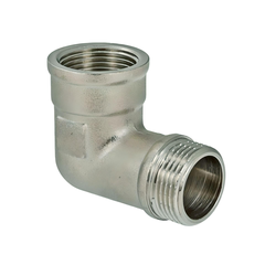 ViEiR Уголок переходной 1"ВР-1/2"НР, никелированная латунь (LFHN35)